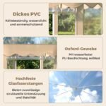Panoraminė iššokanti palapinė 8-10 asmenų (Skaidri) – Paveikslėlis 4