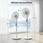 Pastatomas ventiliatorius su 15 valandų laikmačiu ir 85° osciliacija – Paveikslėlis 3