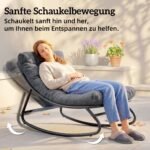 Patogus supamasis krėslas su storu paminkštinimu ir tinkline sėdyne – Paveikslėlis 4