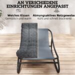 Patogus supamasis krėslas su storu paminkštinimu ir tinkline sėdyne – Paveikslėlis 5