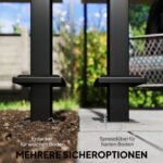 Pergola su įtraukiamu stogu ir 2 privatumo sienelėmis