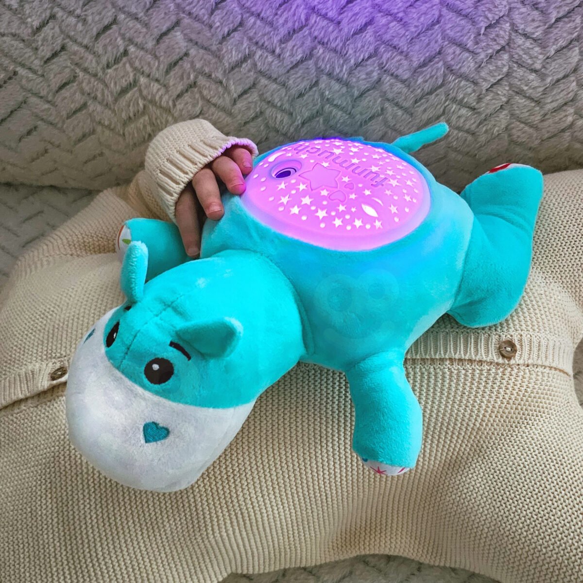 Pliušinis migdukas-projektorius hipopotamas – Paveikslėlis 2