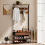 Prieškambario 5-in-1 kabykla su batų suoliuku – Paveikslėlis 2