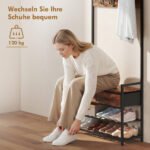 Prieškambario 5-in-1 kabykla su batų suoliuku – Paveikslėlis 6