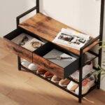 Prieškambario 5-in-1 kabykla su batų suoliuku – Paveikslėlis 9