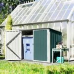 Rakinama dviejų šiukšliadėžių saugykla su pneumatiškai pakeliamu dangčiu – Paveikslėlis 8