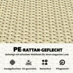 Ratano imitacijos pakelta augalų dėžė su atrama vijokliams – Paveikslėlis 6