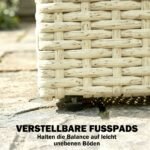 Ratano imitacijos pakelta augalų dėžė su atrama vijokliams – Paveikslėlis 8