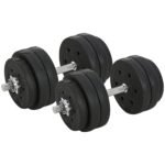 Reguliuojamas hantelių ir štangos rinkinys 30 kg