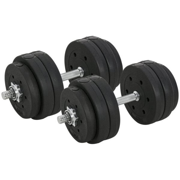 Reguliuojamas hantelių ir štangos rinkinys 30 kg