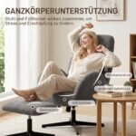 Reguliuojamas pasukamas relaksacinis fotelis su pakoja – Paveikslėlis 4