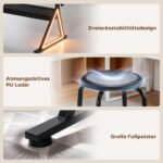 Reguliuojamo aukščio ir pasvirimo piešimo stalas su kėde ir stalčiais – Paveikslėlis 7