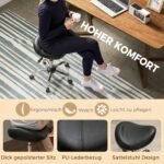 Reguliuojamo aukščio mobili taburetė su balno sėdyne – Paveikslėlis 5