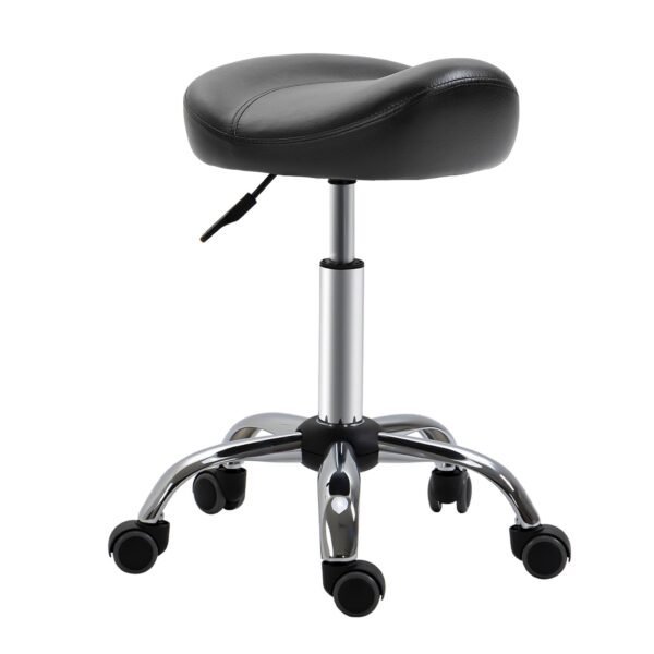 Reguliuojamo aukščio mobili taburetė su balno sėdyne
