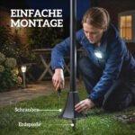 Reguliuojamo aukščio solarinių lauko žibintų rinkinys (2 vnt.) su dviem ryškumo režimais – Paveikslėlis 9