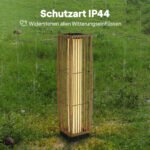 Rotango saulės pastatomas šviestuvas su automatiniu įsijungimu – Paveikslėlis 7