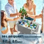 Šaldymo vežimėlis 56 l talpos su ratukais – Paveikslėlis 4