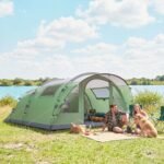 Šeimos tunelinė palapinė 4 asmenims su stovėjimo aukščiu ir 2 miegamaisiais – Paveikslėlis 2