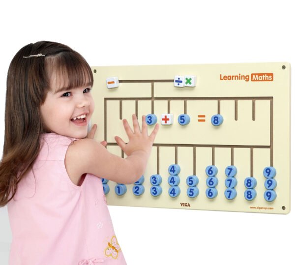 Sensorinė skaičių lenta su labirintu