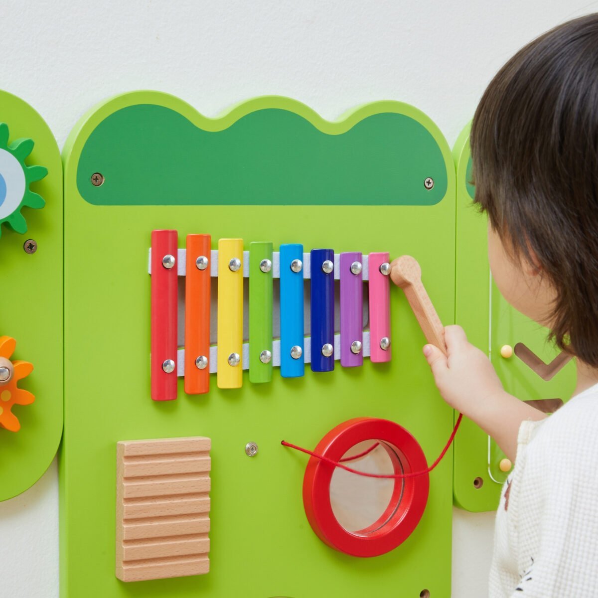 Sieninis lavinamasis panelis Krokodilas 5 viename – Paveikslėlis 4