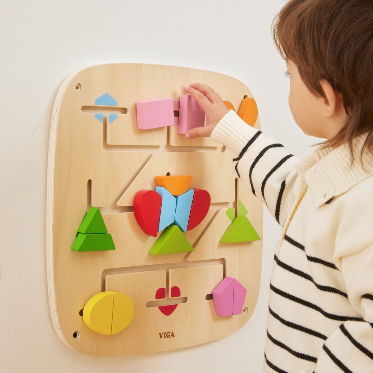 Sieninis medinis lavinamasis skydelis su 16 judančių elementų – Paveikslėlis 3