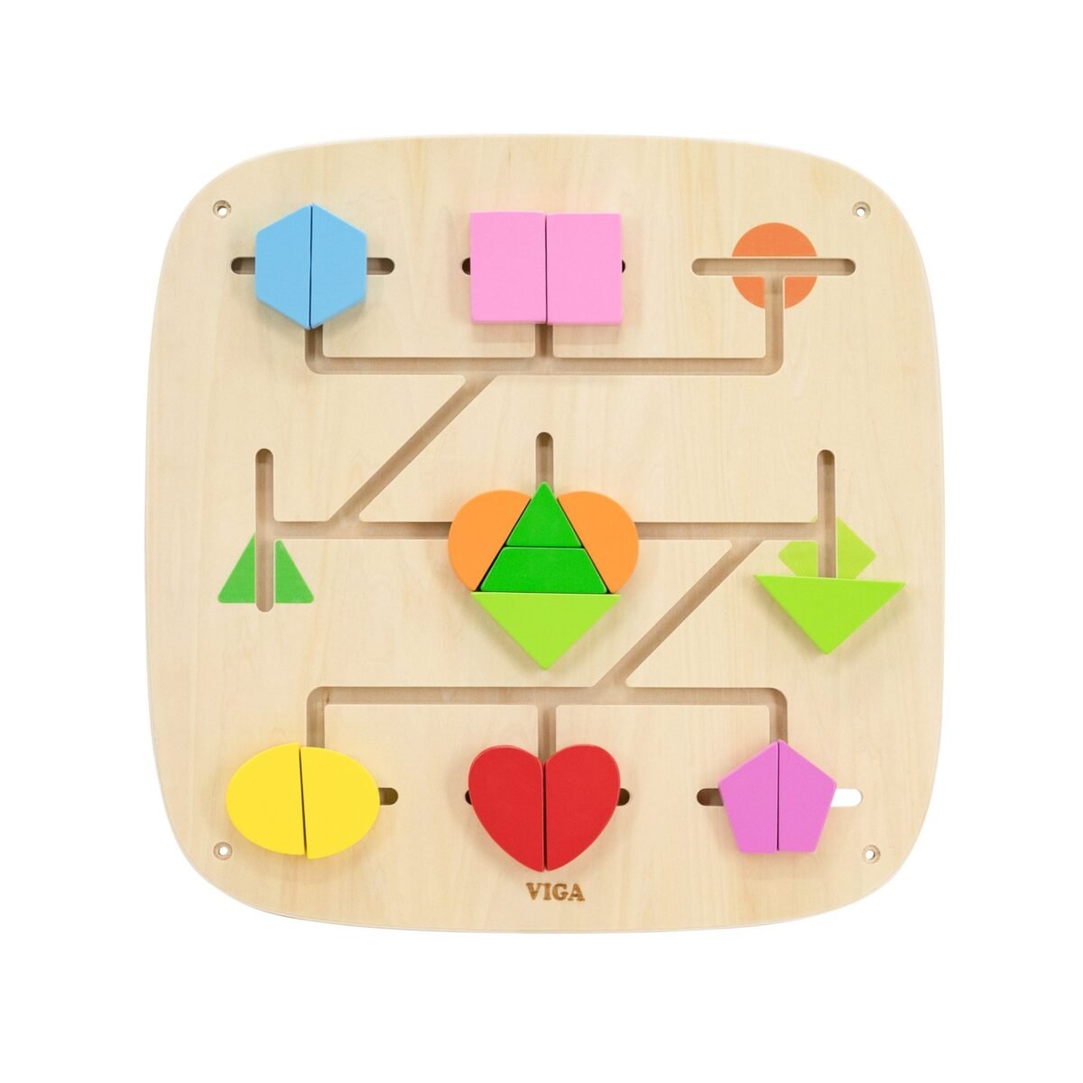 Sieninis medinis lavinamasis skydelis su 16 judančių elementų – Paveikslėlis 6