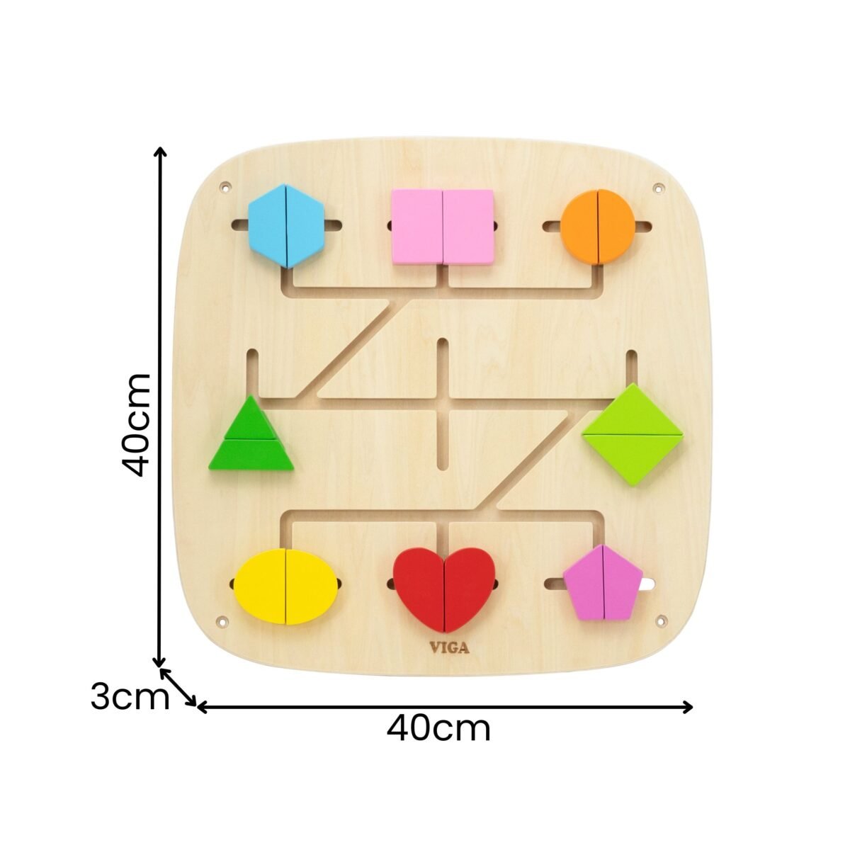 Sieninis medinis lavinamasis skydelis su 16 judančių elementų – Paveikslėlis 7