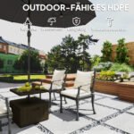 Skėčio stovas su reguliuojamo aukščio staliuku ir ratukais – Paveikslėlis 7