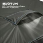 Sodo baldų uždangalas iš 420D Oksfordo audinio, atsparus visoms oro sąlygoms 180x120x74 cm – Paveikslėlis 6