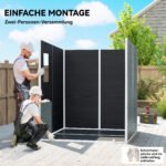 Sodo sandėliukas 2,89 m² medienos imitacijos su dvigubomis durimis ir langais – Paveikslėlis 7