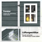 Sodo sandėliukas 2,89 m² su 3 langais ir ventiliacija – Paveikslėlis 5