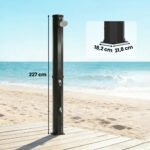 Sodo saulės dušas su 60 l talpa ir reguliuojama temperatūra – Paveikslėlis 3