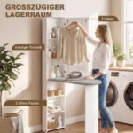 Spinta su sulankstoma lyginimo lenta, veidrodžiu ir lentynomis – Paveikslėlis 7