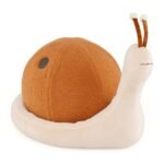 Sraigės formos kačių guolis 2 viename su minkšta pagalvėle (Ruda)