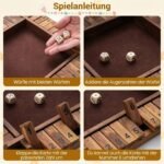 Strateginis medinis kauliukų žaidimas Shut The Box (Ruda) – Paveikslėlis 5