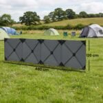 Sulankstoma kempingo vėjo ir privatumo užtvara 480 x 120 cm – Paveikslėlis 3