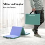 Sulankstomas 5 cm storio gimnastikos kilimėlis – Paveikslėlis 5