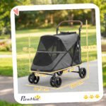 Sulankstomas vežimėlis dideliems šunims iki 30 kg – Paveikslėlis 3