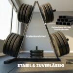 Svorio diskų stovas 2,5 cm skersmens diskams 200 kg keliamoji galia