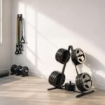 Svorio diskų stovas 2,5 cm skersmens diskams 200 kg keliamoji galia