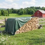 Tentas 4 x 6 m atsparus vandeniui, plyšimui ir UV spinduliams, su sutvirtintomis kilpomis – Paveikslėlis 7