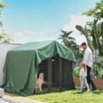 Tentas 4 x 6 m atsparus vandeniui, plyšimui ir UV spinduliams, su sutvirtintomis kilpomis – Paveikslėlis 9