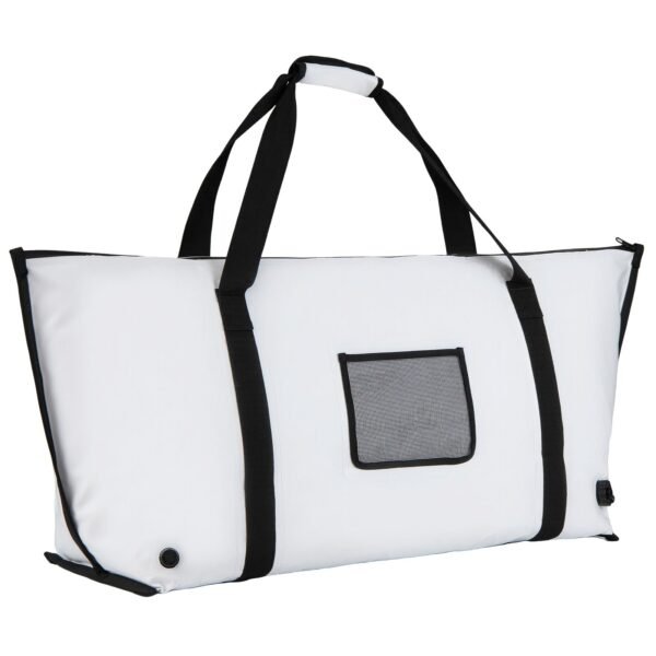 Termoizoliacinis žuvies šaldymo krepšys žvejybai (Balta)