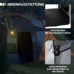 Tunelinė palapinė 4-6 asmenims su 2 miegamaisiais ir svetaine – Paveikslėlis 6