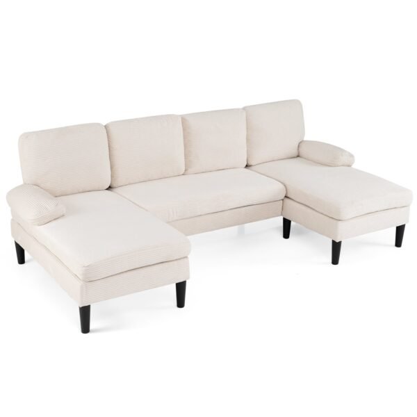 U formos 5-6 vietų modulinė sofa (Smėlio)