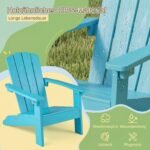 Vaikiška Adirondack kėdė iš HIPS plastiko su ergonomišku atlošu (Turkio)