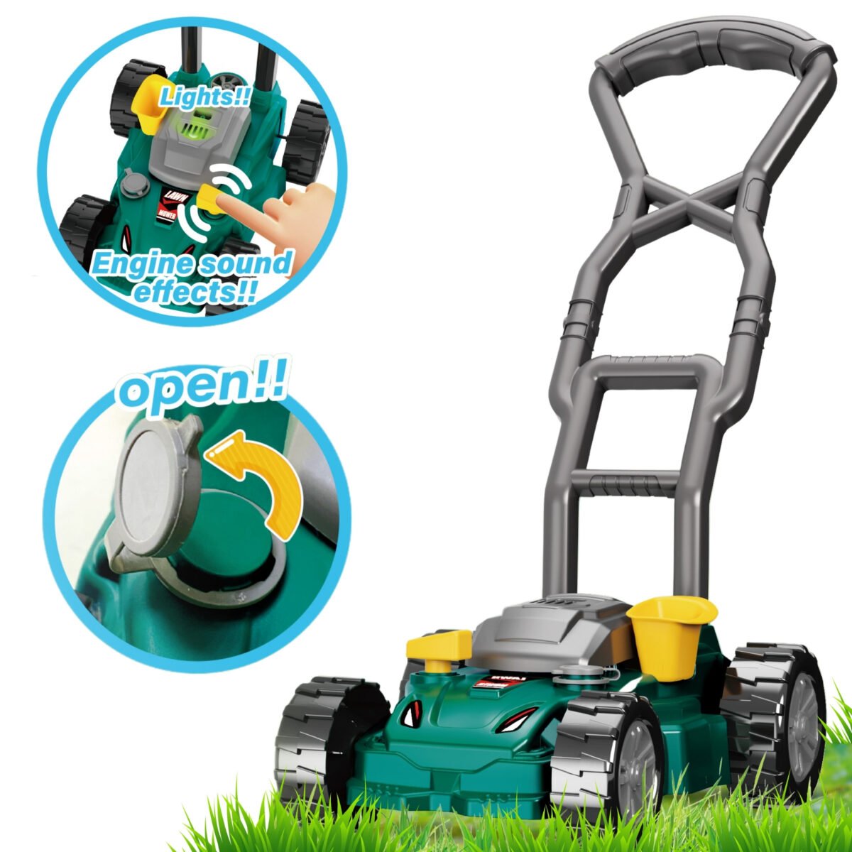 Vaikiška stumdoma žoliapjovė su garsais ir šviesa – Paveikslėlis 4