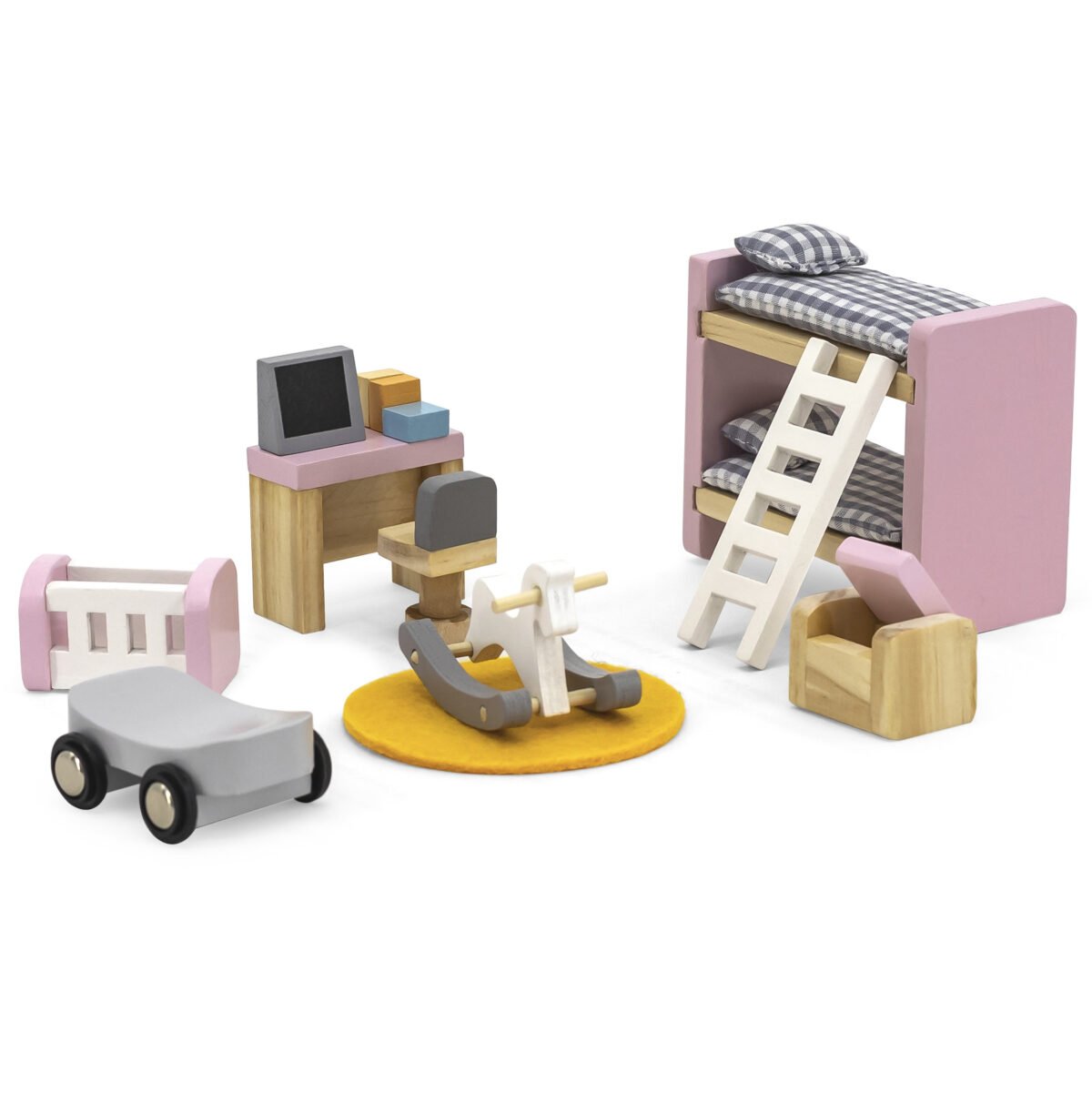 Vaikų kambario baldų rinkinys lėlių nameliui – Paveikslėlis 4