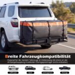 Vandeniui atsparus automobilio kablio bagažo krepšys (Oranžinė)