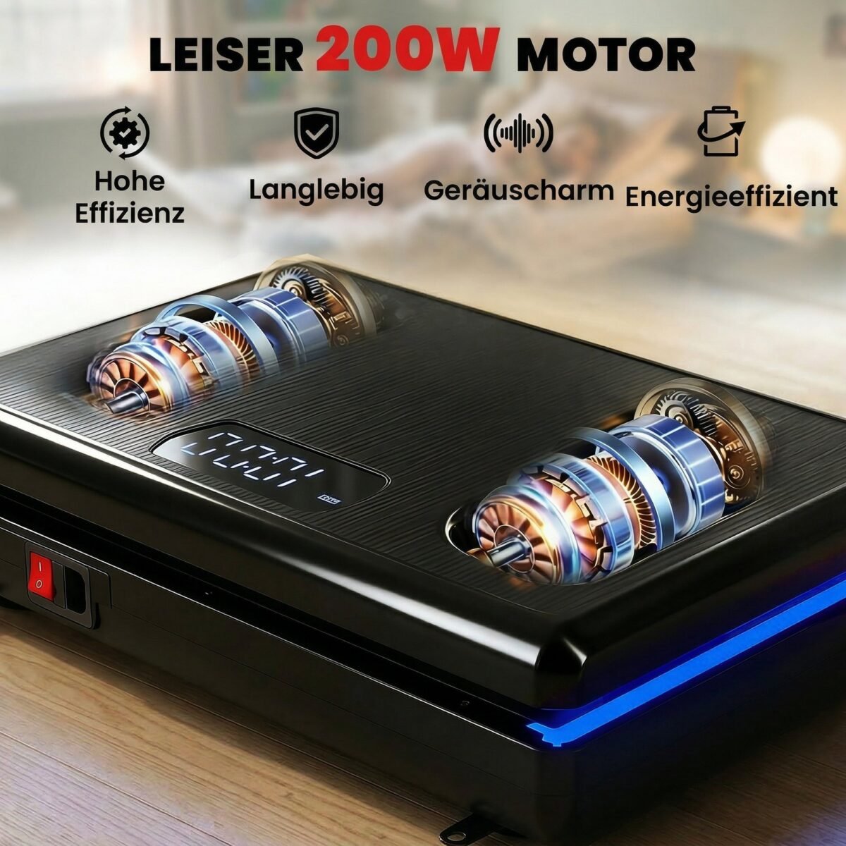 Vibracinė platforma su 120 greičio lygių ir pasipriešinimo gumomis – Paveikslėlis 4